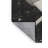 Machine Washable Roslindale Modern Rustic Geometric Rug in Gray – Black Binding-1528805768