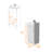 Bathroom Vanity In Melamine With 1 Door