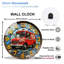 Horloge murale rétro 12 "