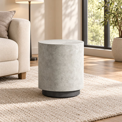 Table basse d'appoint décorative grise