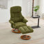 Fauteuil de bureau moderne inclinable et pivotant à 360 ° à 5 points avec massage et vibration-600114640-600114641