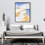 Maison sur la plage - Décor encadré sur toile beige côtier
