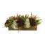 Fall Hydrangea Arrangement In Wooden Basket