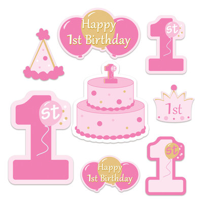 «1st» Birthday Cutouts