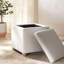 Becka Square Boucle Storage Ottoman-746436211