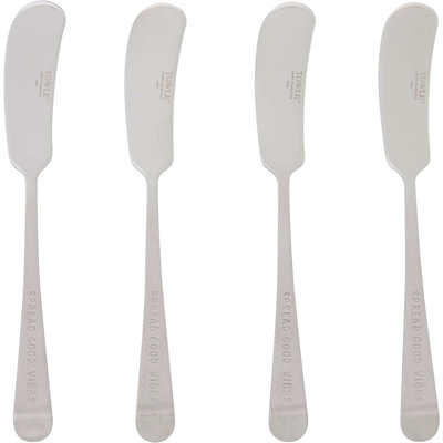Towle Living Expressions Cheese Spreader, STAINLESS STEEL
