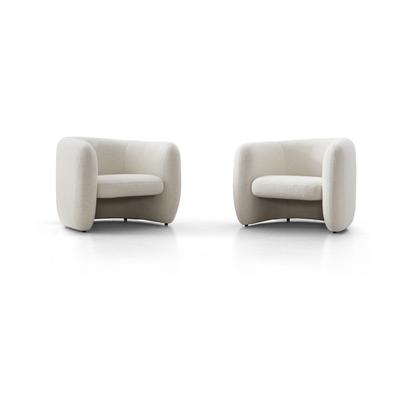 Fauteuil Harvest, Tissu beige