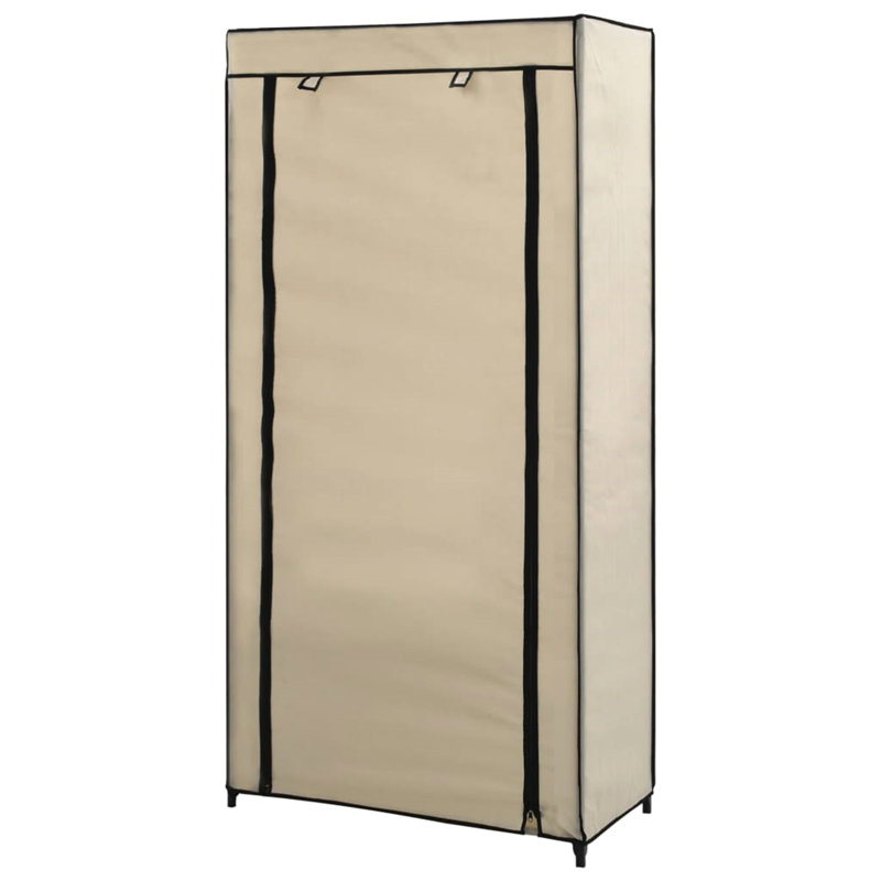 10 Pair Shoe Rack, Cream