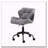 Eldon Diamond Tufted Adjustable Swivel Office Chair,Gray-665095460