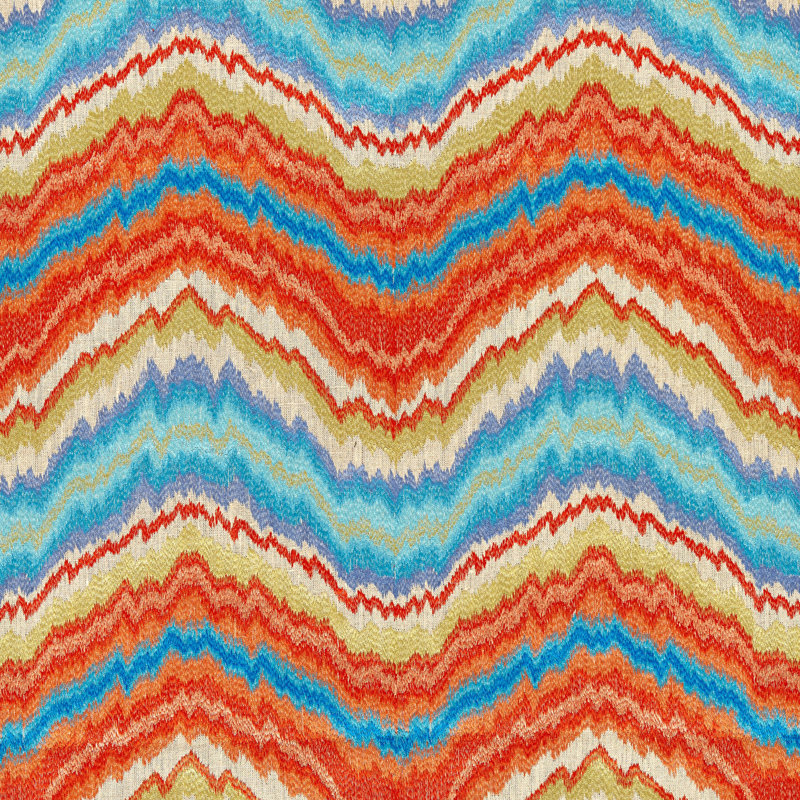 Merchante Chevron Fabric, Spice Market