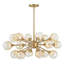 Lustre 18 lumières Matisse en laiton-1486406853