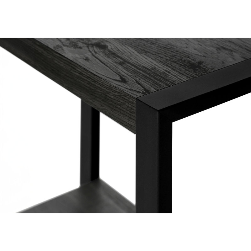 Table d'appoint polyvalente de style industriel pour le salon et la chambre à coucher, rehaussant le décor