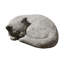 Small Curled Cat Statue-13914280