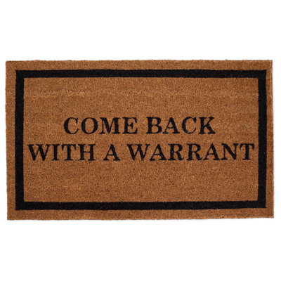 Tapis de porte d'extérieur antidérapant 29 po x 18 po