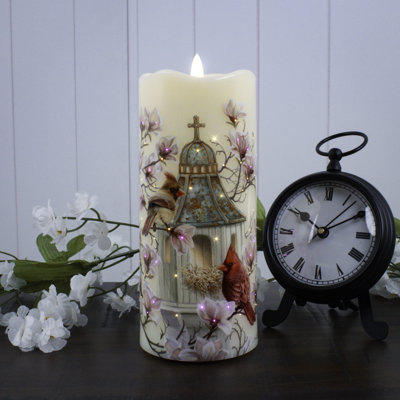 Cardinal Chapel Fiber Optic Candle