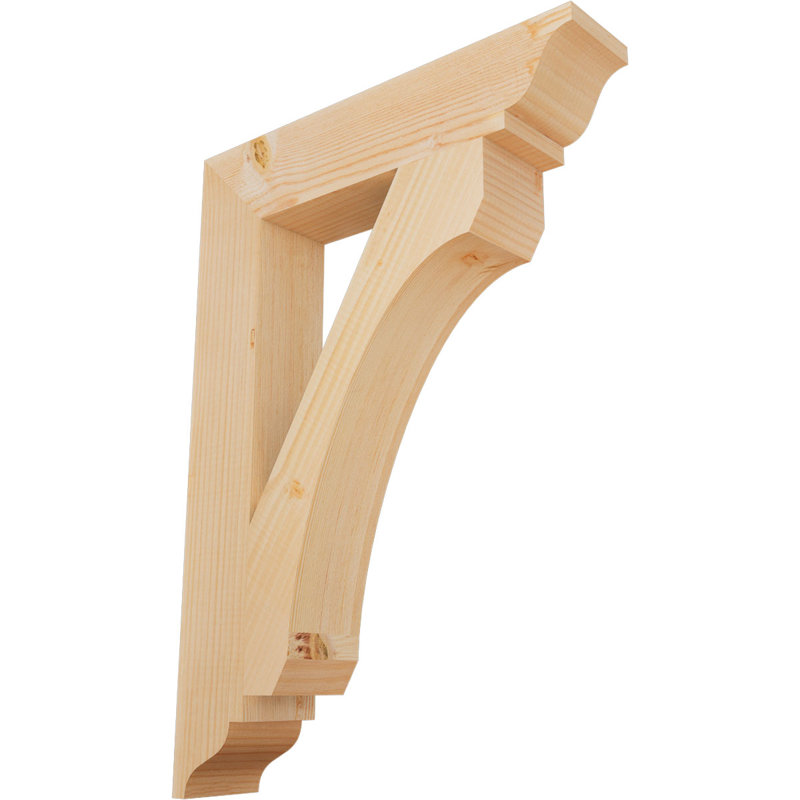 Support traditionnel lisse l 3 3 po x P 20 po x H 28 po, sapin Douglas, Douglas (lisse), H 28 po x l 3,5 po x P 20 po