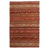 Red Traditional Wool Rug - 5'5"" x 8'9""