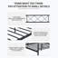 Structure de lit en métal de conception moderne pour chambre à coucher ou dortoir avec grand espace de rangement sous le lit-89150973
