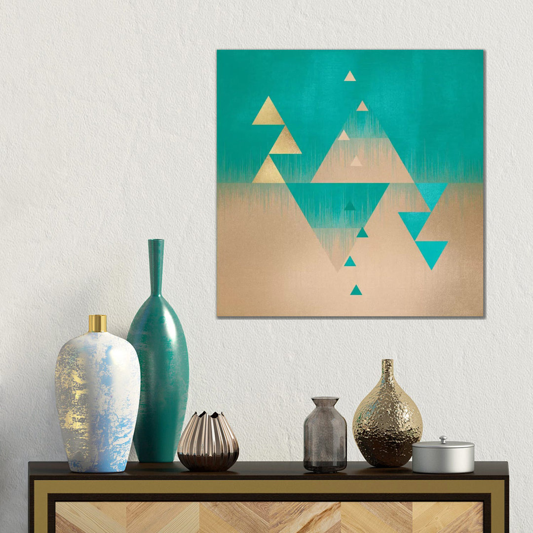 Pyramiden von Elisabeth Fredriksson - Galerie-umwickelte Leinwand Giclée auf Leinwand