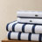 Lacoste Cotton Percale Print Sheet Set, Cooling & Breathable Bedding, Deep Pocket Fitted Sheet, Archive Navy, Twin-112987730-132542925