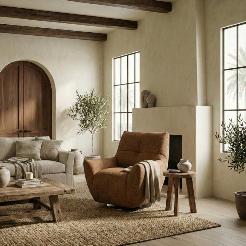 Fauteuil Layletta, Brown