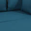 Lit de jour Rustic Long Beach, structure en bois, lit de jour Water-Tissus avec attrait, bois, literie