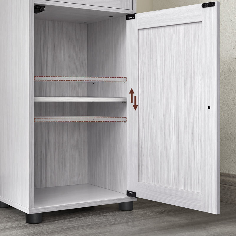 Susie Linen Cabinet, Light Grey