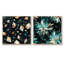 Villepinte - Ensemble de 2 collages carrés abstraits-101847726-101847728