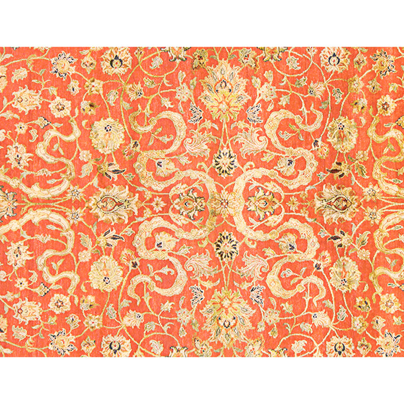 Handmade Silk and Wool Area Rug
