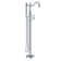 Traditional Floor Mounted Roman Tub Faucet Trim with Handshower