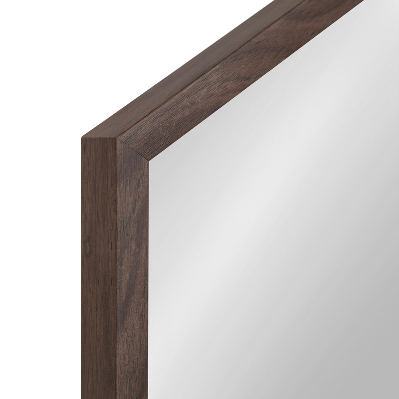 Effervescence Mirror, Walnut Brown, 24" x 26"