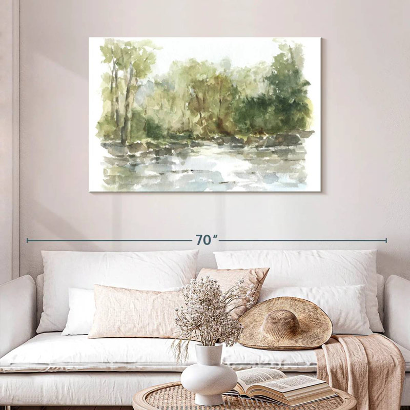 Avery Wooded Stream I, H 30 po x l 45 po