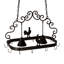 Poulet Metal Handcrafted Oval Hanging Pot Rack