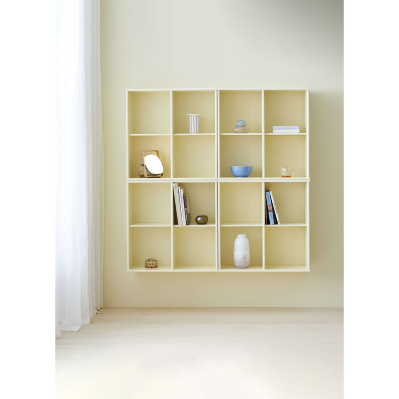 MIstral 140cm H x 140cm W Bookcase, Yellow
