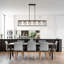 Lustre rectangulaire 6 lumières Anacaren