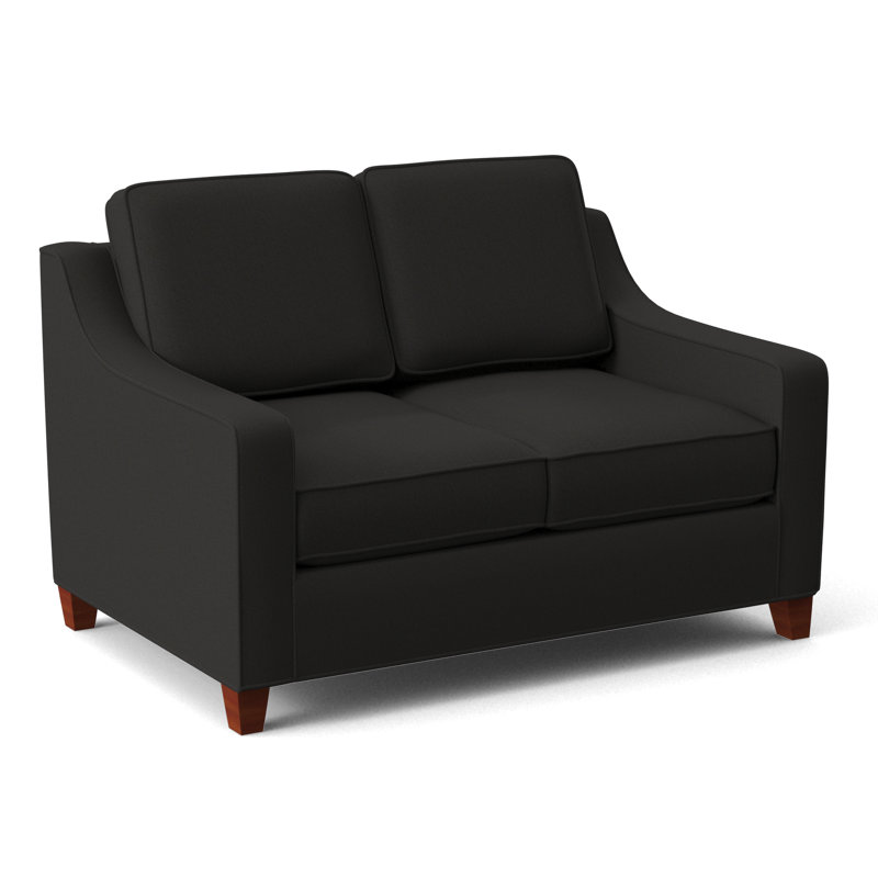 Clark 54" Square Arm Sofa Bed, BM Cherry, Cardigan Coal