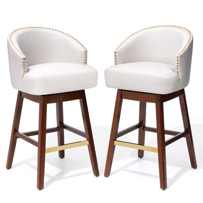 Swivel Faux Leather Bar Stools & Counter Stools