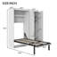 Lit escamotable Keiper avec casiers et armoires-1258612307