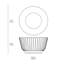 Grès céramique 5,75 oz Oceano Linhas Ramekin - Va au micro-ondes, au four et au lave-vaisselle, par Porto Brasil