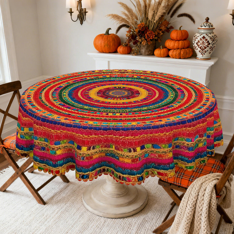 Nappe lavable bohémienne