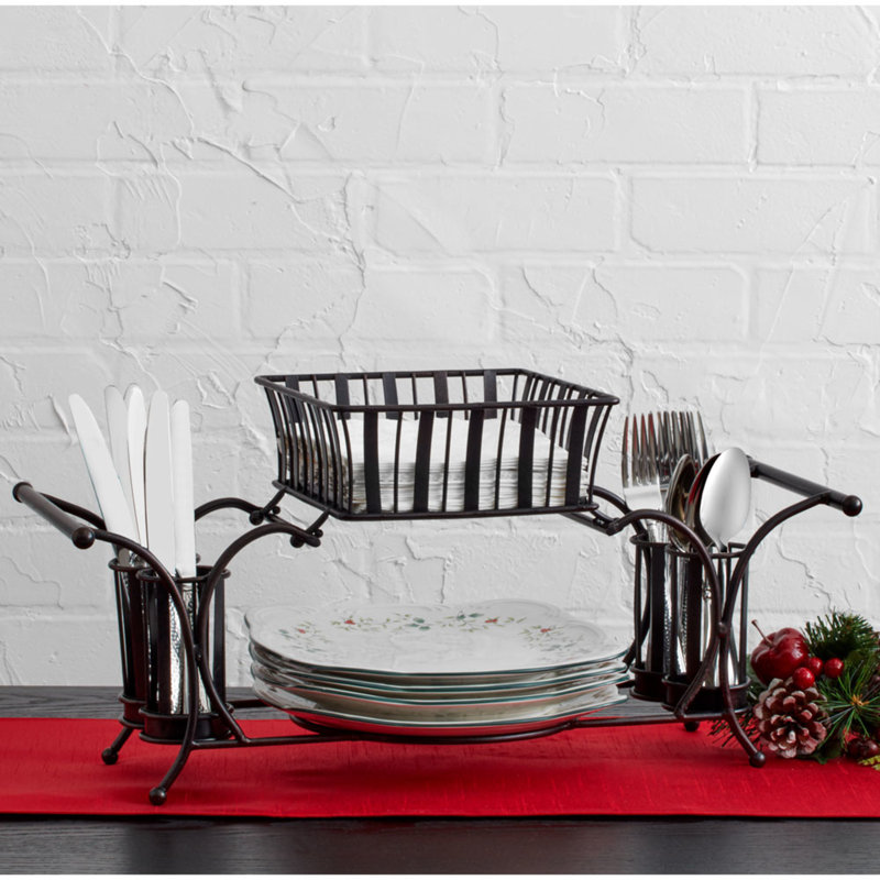 Gourmet Basics by Mikasa Hostess Buffet Caddy