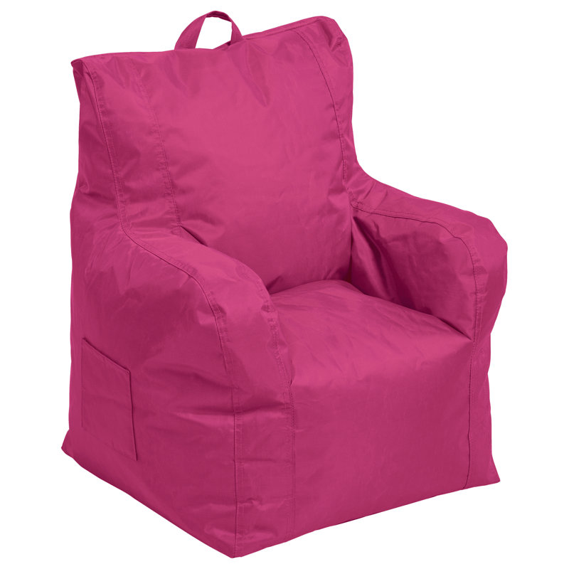 Petit fauteuil à billes Cali Little Bear, Nylon framboise, Petit