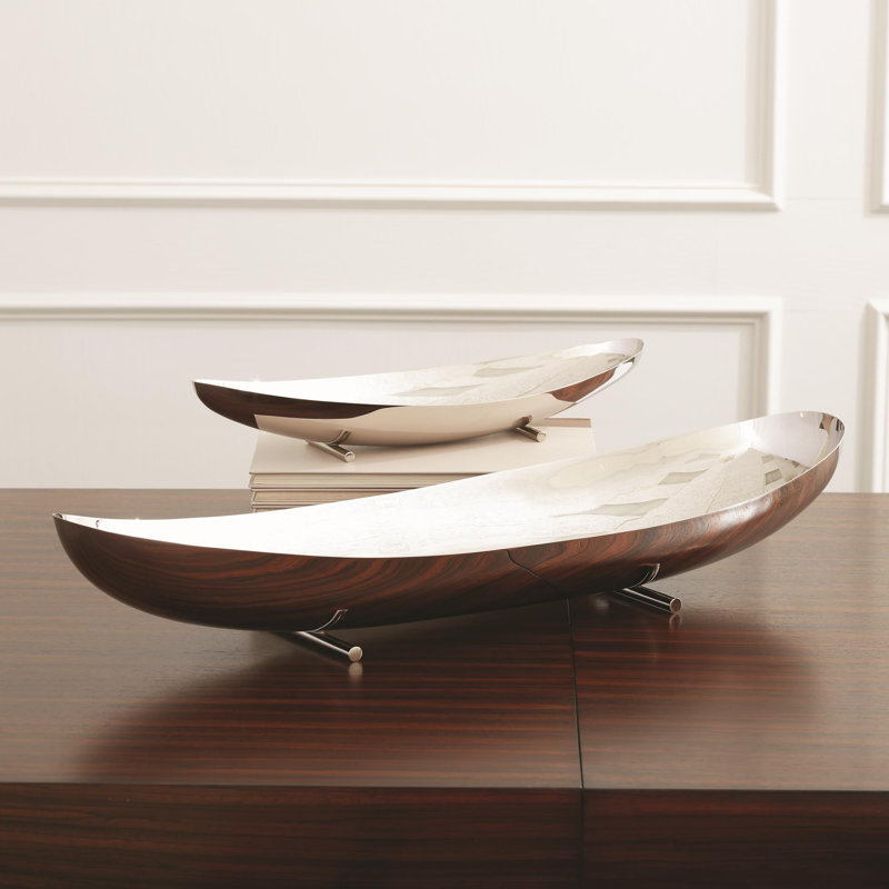 Metal Decorative Plate, 3" H x 18" W x 6" D