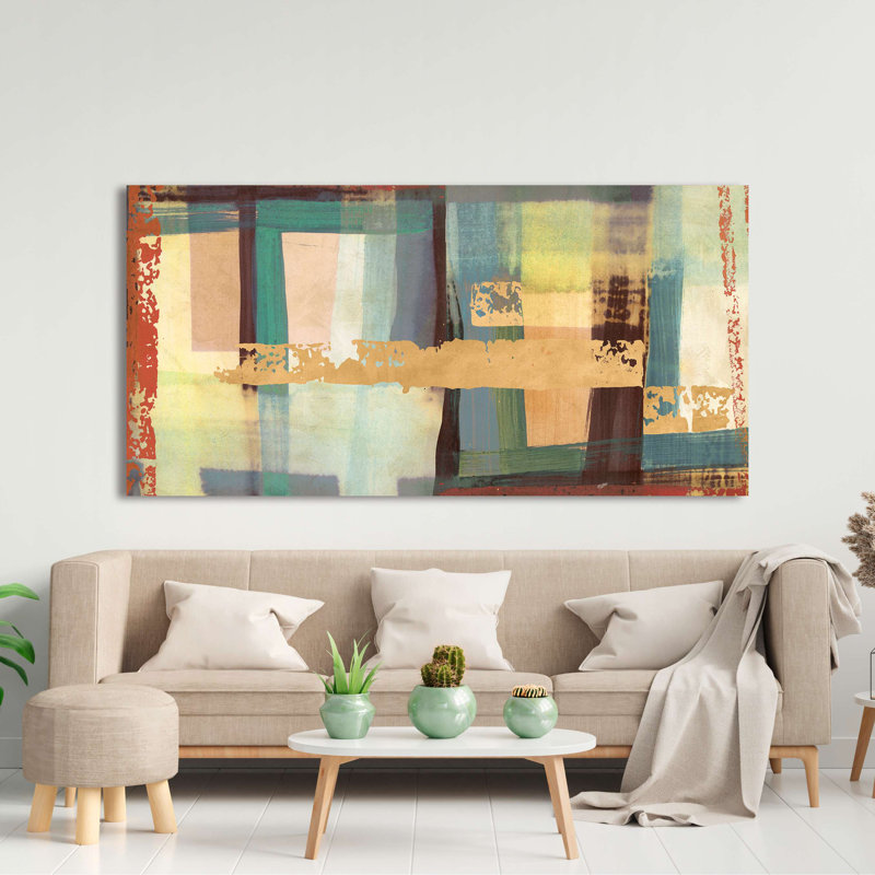 Modern Abstract: Afternoon Of A Faun by Ludwig Maun - Wrapped Canvas Print, 50cm H x 100cm W