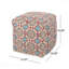 Pouf rembourré en tissu