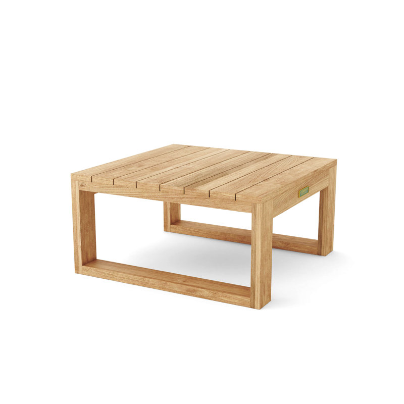Circular Modular Outdoor Teak Side Table