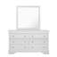 CROCODILE METALLIC WHITE MIRROR