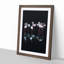 Reflection of Flamingos in Abstract - Picture Frame Graphic Art Print-55778318-55778321