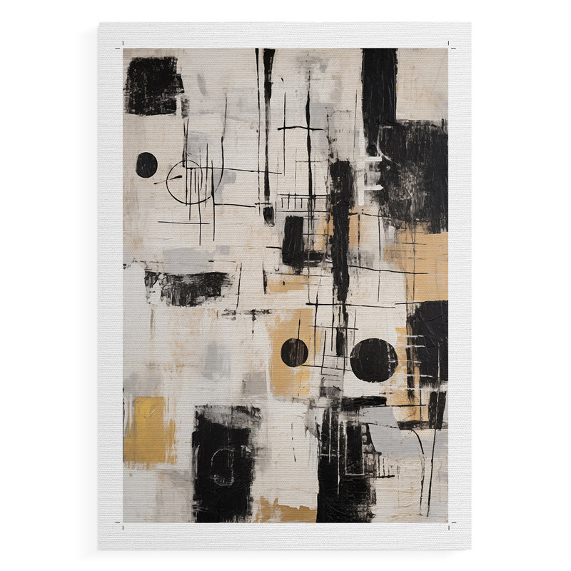 Série ABSTRACT CCDXCV III - Impression sur toile seulement - NON CADRE, H 18 po x l 12 po