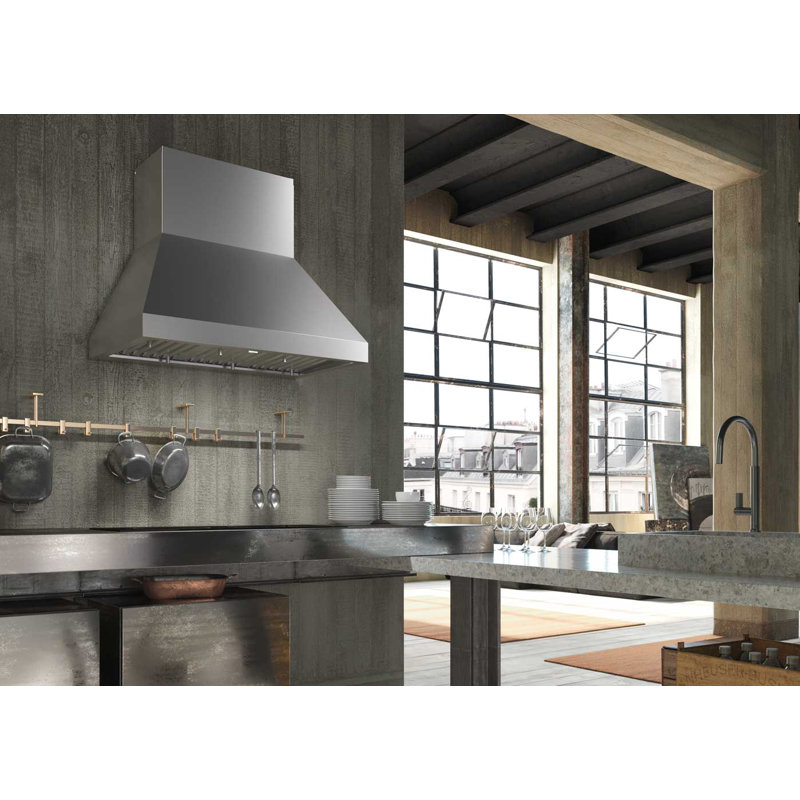Faber 36" W Stainless Steel Wall Range Hood